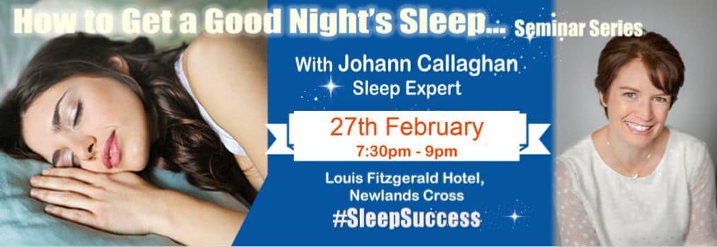 how to get a good nights sleep seminar series