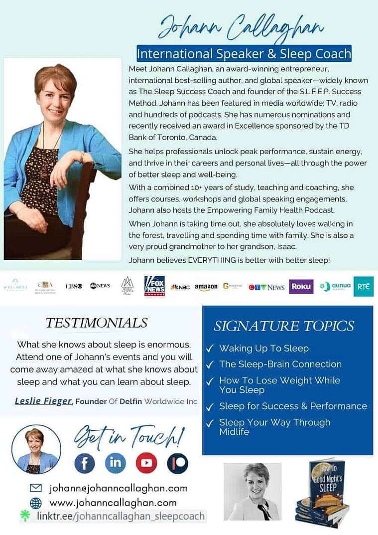 Johann Callaghan Speaker Sheet Johann Callaghan Speaker Sheet